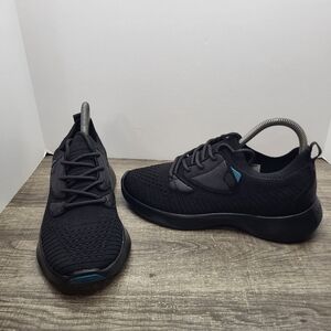 Vessi Everyday Move Womens Size 7 Lace Up Waterproof Shoes Sneaker Breezy Black